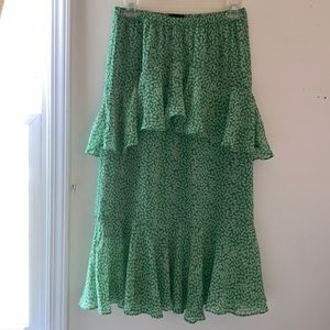Who What Wear Green Skirt
